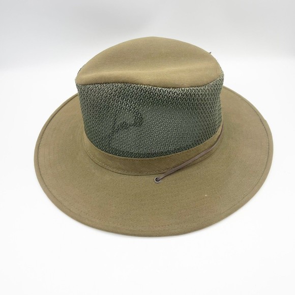 San Diego Zoo Wild Animal‎ Park Safari Hat Tan Khaki Size Medium Made In USA - Picture 4 of 10